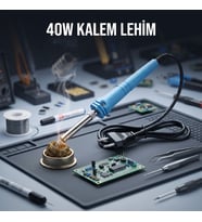 40W Kalem Lehim Makinesi - Elektrikli - Mavi Renk