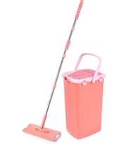 Omnipazar FLR-F0394 Sihirli Slim Tablet Mop Temizlik Kovası Turuncu