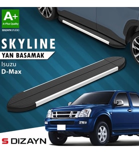 Isuzu D-Max Skyline Aluminyum Yan Basamak 203 Cm 2007-2012 A+ Kalite