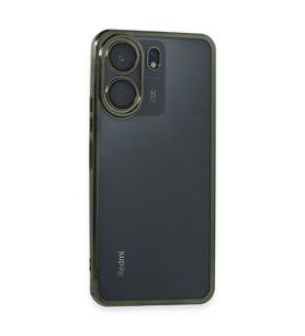 Xiaomi Redmi 13c Kılıf Razer Lensli Silikon - Yeşil