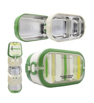 MUGGLE MS-28 304 PASLANMAZ ÇELİK 2 KATLI 1550 ML BESLENME YEMEK KABI/KUTUSU