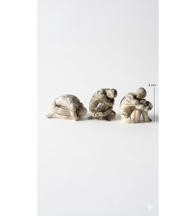 Minimalist İnsan Figürü Biblo – Modern Dekoratif Heykel 6 cm