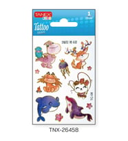Tanex 7,5x10,5mm Neşeli Mini Tatoo Etiket TNX-26458
