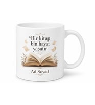 Hikaye Sever İçin Kişiye Özel Baskılı Kupa Bardak Hediye