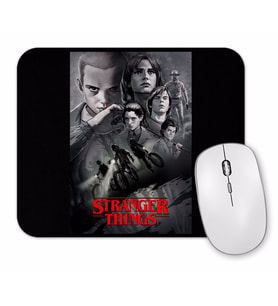 Stranger Things  Black Mouse Pad