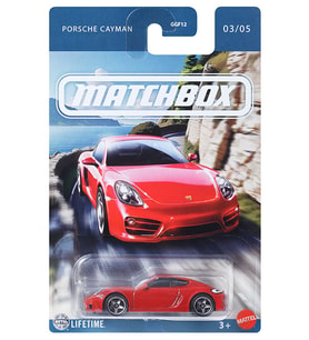 Matchbox -  Porsche Cayma - Kırmızı (1/64)