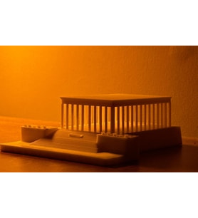 Atatürk Anıtkabir Heykeli - Ofis ve Masa Üstü Dekorasyonu 3D Baskı Figür