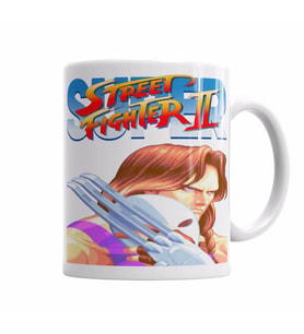 Street Fighter 2 Thunder Hawk Kupa Bardak Porselen