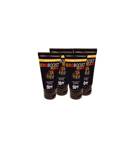 Süper EroBoost MaxTesto 4lü adet x 50 ml Cream Boyut Harici Uygulama Kremi