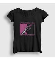 Presmono Kadın Siyah Welcome To The Machine Pink Floyd T-Shirt 556258tt