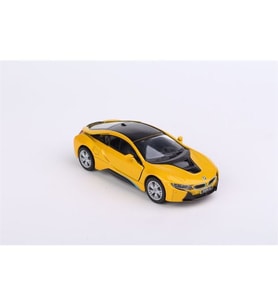 Kinsmart Bmw I8 - Çek Bırak 5inch. Lisanslı Model Araba, Oyuncak Araba 1:36