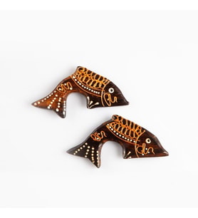 Ahşap Balık Magnet 2 li Set (Karışık)