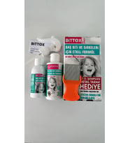 BİTTOX biti ve sirkeleri  için etkili formül 100ml T.T.O.ŞAMPUAN METAL TARAK HEDİYE