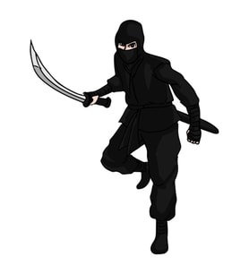NİNJA FOLYO STİCKER 40cm Uzunluk