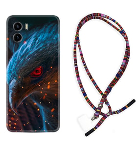 Vivo Y15S Y32 Y33S Y51 Y53S Kılıf Boyun Asklı Rasta Silikon Şahin 1756