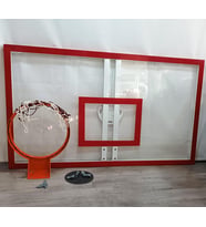Mia Basketbol Panya Seti Sabit Çember 105*180 8 mm Solid Polikarbon Panya