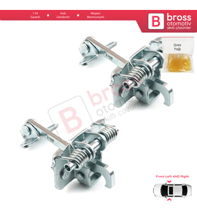 Citroen Xsara Picasso 1999-2012 9181E6 İçin 2 EA Ön Sağ ve Sol Kapı Gergi Yayı