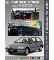 HONDA CIVIC EF (1988-1991) Torpido Örtüsü Torpido Koruma Tam Uyum Çatlamayı Önler Kolay Montaj