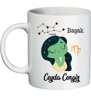 Başak Burcuna Hediye İsimli Kupa Bardak