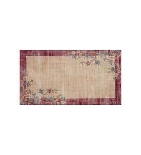 El Yapımı Yün&Pamuk Eskitme Halı 134x246 cm 9162