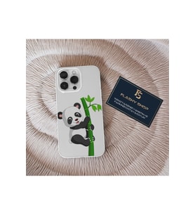 Huawei P40 Lite Uyumlu Panda Tasarımlı Şeffaf Kılıf