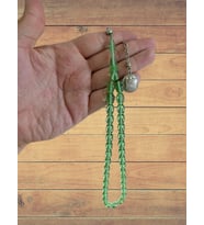 TOZ KEHRİBAR TESBİH YEŞİL RENK KAPSÜL KESİM HEDİYE T-830 (Çok Renkli)