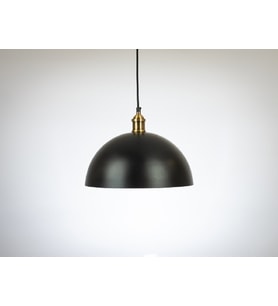 RİOLİGHT RETRO,RUSTİK2,VİNTAGE MUTFAK,ODA,SALON,CAFE İÇİN SİYAH TEKLİ METAL SARKIT AVİZE ÇAP:30CM