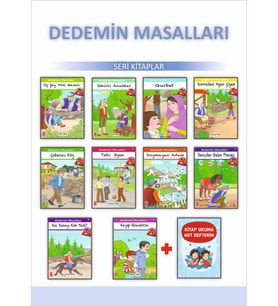 Ata 4.Sınıflar İçin Dedemin Masalları Öykü Dizisi +Kitap Okuma Not Defteri (Beyaz)