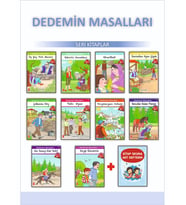Ata 4.Sınıflar İçin Dedemin Masalları Öykü Dizisi +Kitap Okuma Not Defteri (Beyaz)