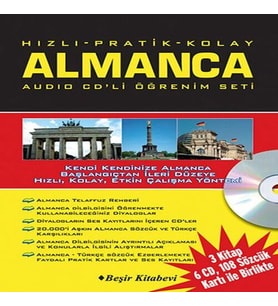 Hızlı Pratik Kolay Almanca Audio CDli Öğrenim Set