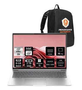 HP Elitebook 6 G1I Core Ultra 5 225U 8GB RAM 2TB SSD 16" FHD+ Win11 Pro CV0G5ETPN404 Notebook + Per4 Çanta