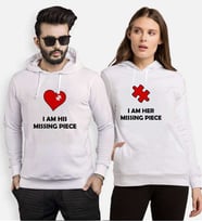 Tshirthane Missing Piece Sevgili Kombinleri Kapüşonlu Kombini (Tek Ürün Fiyatıdır.)