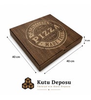 40x40x4 cm Pizza Kutusu (100 ADET)