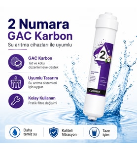 2 Numara Gac Karbon Su Arıtma Filtresi 408694547