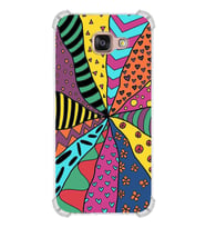 PrintiFy Samsung Galaxy A72 Uyumlu Retro Color 4 Baskılı Şeffaf Köşe Korumalı Antişok Kılıf