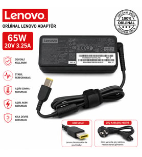 Orijinal Lenovo S20-30 Versiyon 80GW, 20421 Adaptör, Şarj Aleti Cihazı 65W