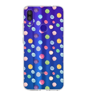 PrintiFy Xiaomi Redmi Note 7 Pro ile Uyumlu 1mm Slim Fit Water Color 6 Baskılı Şeffaf  Kılıf