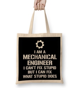 I'm An Engineer I Can't Fix Stupid Funny Engineering Bez Çanta Uzun Saplı