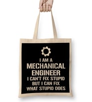 I'm An Engineer I Can't Fix Stupid Funny Engineering Bez Çanta Uzun Saplı