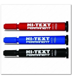 HI-TEXT 830 PB YUVARLAK UÇLU PERMANENT MARKER KOLİ KALEMİ 3 RENK