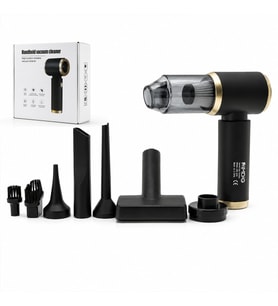 HANDHELD VACUUM CLEANER 2İN1=ÇEKME - ÜFLEME OTO - ARAÇ - EV EL TİPİ SÜPÜRGE ŞARJLI MİNİ - TAŞINABİLİR KH-128 (5343)