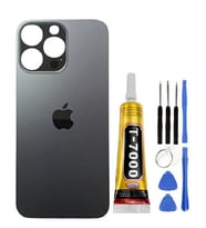 Apple İphone 13 Pro Arka Kapak + Tamir Seti + B7000 Yapıştırıcı (Grafit)