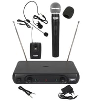 Lastvoice LM-102EY Çiftli EL Yaka Headset VHF Telsiz Kablosuz Mikrofon