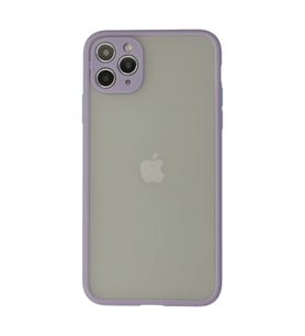 Apple iPhone 12 Pro Kılıf Montreal Silikon Kapak - Mor