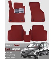 SKODA ROOMSTER (2006-2015) Uyumlu EVA Paspas Tam Set–Oto Paspas,Araca Özel,Kolay Montaj