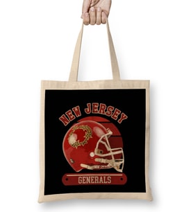New Jersey Generals Helmet Bez Çanta Uzun Saplı