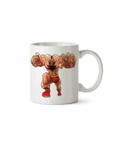 Street Fighter Zangief Ryu Game Porselen Kupa Bardak