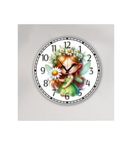 bilge Tasarım Çocuk Odası Duvar Saati 30 x 30 CM (Karışık)