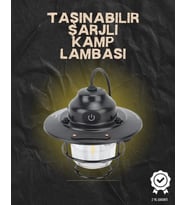 Kamp Ve Bahçe İçin Retro Led Fener – Sıcak Işık, Uzun Ömürlü Batarya (Çok Renkli)