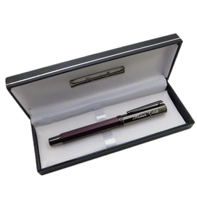 Signator® M590 Bordo Titanyum Roller Kalem  İsme Özel Kalem  Hediyelik Kalem (Karışık)